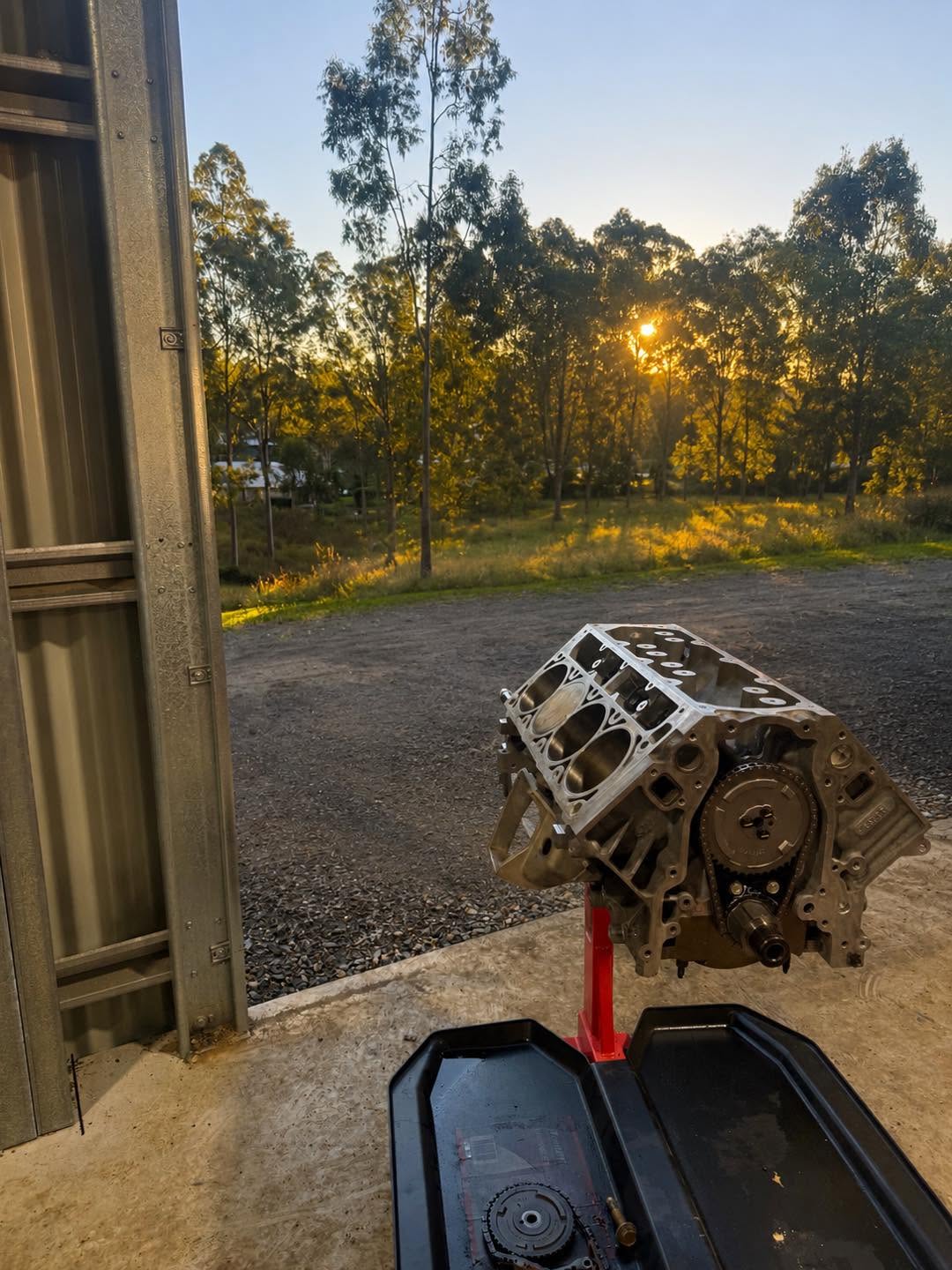 Hands-on mechanical work at the Woodhill workshop